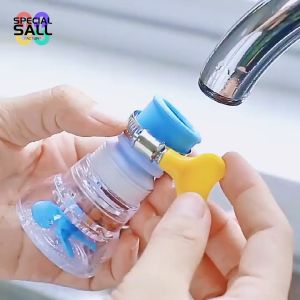 Foldable 360 Degree Rotating Household Kitchen Faucet with Splash Proof Universal Purifier Cleaning Filter