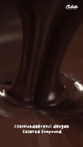 Makanan / Bahan Adonan Baking Collata Professional Chocolate / Coklat Compound 250 Gr Varian Dark Milk White