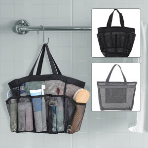 Tas Perlengkapan Mandi Berpergian Praktis Serbaguna Pria Dan Wanita Berkualitas Tinggi Bahan Jaring Nylon Kualitas Kuat Portabel