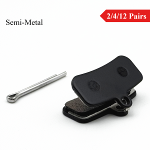 Semi-Metal 2/4/12 Pairs Disc Brake Pads for Mountain Bike for Shimano D01S Saint M820 Zee M640 M9120 M8120 M7120 M6120 MT420