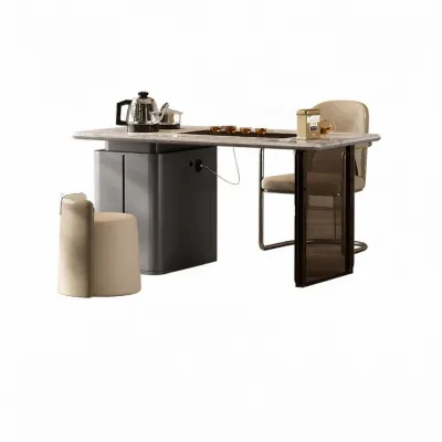 Modern Luxury Pure Natural Stone Marble Tea Table