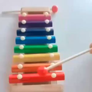 Đồ chơi đàn gỗ xylophone thanh sắt chuẩn âm đồ chơi đàn sắt nhạc cụ rèn kĩ năng thể chất cho bé
