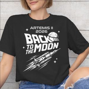 Sanrio | Artemis II Mission To The Moon 2026 Artemis 2 Tee Shirt for Men Women Fashion Summer Fashion T Shirts Cotton Clothes Tops