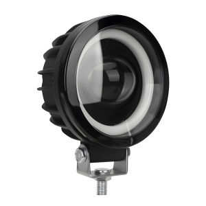KEVANLY | 2Pcs 12-24V Motorcycle Fog Lens Rainbow Aperture Spotlight Flood Spot Day Running Lamps For Jeep Wrangler Off Road 4x4 DRL Light