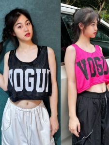 Áo Tập Thể Dục Rộng Rãi Cho Nữ Áo Tập Khiêu Vũ Ngắn Cơ Bản Áo Khiêu Vũ Samba Áo Khiêu Vũ Hip Hop Kpop Áo Khiêu Vũ