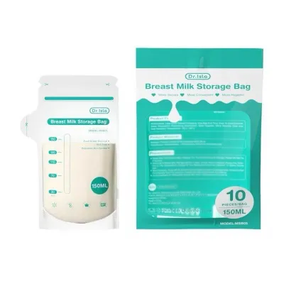 DR.ISLA BREASTMILK STORAGE BAG DOUBLE LOCK 150ML BAG SUSU BREAST MILK STORAGE BAGS BPA FREE