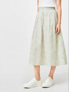 Purcotton | Breathable and Simple UV-Protective Woven Half Skirt