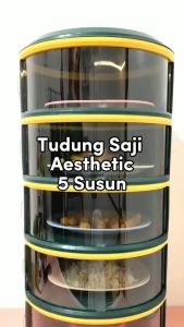 Rak Tudung Saji Makanan 4 Susun Rantang Portable