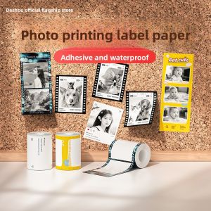 DTPrinter | Mini Photo Paper High-Definition Mini Color Adhesive Label Card Paper