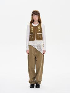 Morocco Agency Heavy Duty Washed Loose Wide Leg Jeans Original Style Cotton Blend Long Pants for Women Casual Fashion