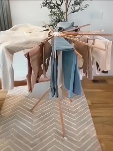 YYBAIO | Foldable Balcony Indoor Octopus Shaped Clothes Drying Rack