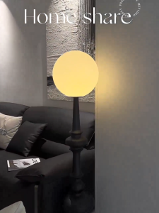 Vintage Roman Column Floor Lamp Minimalist Atmosphere Lamp Living Room Bedroom Decorative Lamp