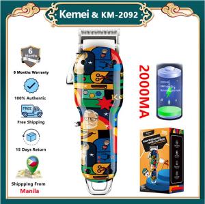 Kemei KM-MAX2092 Professional Hair Cutting Machine: A Stylish Choice for Graffiti Style Barber Shops