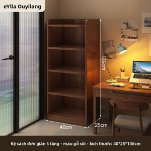 OYIla | Kệ Sách Treo Tường Tiết Kiệm Không Gian Góc Narrow Đa Tầng