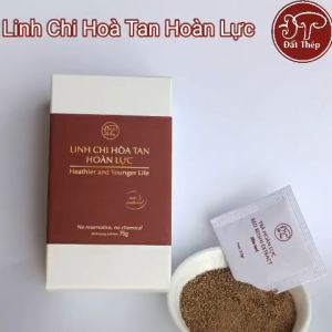 [HỘP QUÀ] Trà Nấm Linh Chi Đất Thép Hòa Tan Hoàn Lực - Hồi phục năng lượng - Tăng tuần hoàn máu - Hàng chính hãng