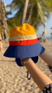 หมวกกันแดดเด็ก 1-12ปี หมวกกันUV หมวกชายหาด กันน้ำ ระบายอากาศได้ดี