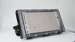 Lampu LED SOROT 50Watt 100watt FLOODLIGHT Tembak Taman 50LED 100LED Outdoor tipis Putih Kuning Rgb