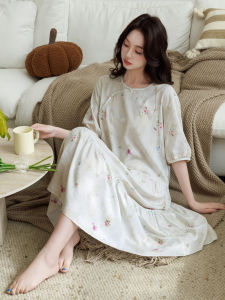 KASIHAN | New Stylish Comfy Large Size Summer Cheongsam Sleepwear