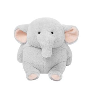 Cute Elephant Plush Toy Children Sleeping Soothing Cloth Small Elephant Doll Stuffed Animal Plush Gray Plush Toy Birthday Gift