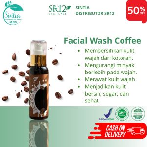 Facial Wash Coffe Sr12 Sabun Muka Untuk Flek Hitam Membandel Bekas Jerawat Kusam Komedo Dll Bpom Ori