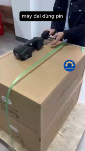 máy đóng đai dùng pin máy đai kiện dây PET máy cột dây đai