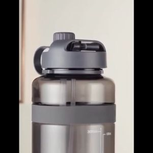 1 ลิตร ขวดใส่น้ำดื่ม Water Bottle ไม่มี BPA ทนความร้อนสูง ความจุสูง กระติกน้ำ 2 ลิตร ขวด1 ลิตร แถม สายคล้อง หลอดดูด