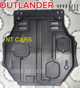 Chắn bùn gầm động cơ MITSUBISHI OUTLANDER 2016->2025 ốc vít đầy đủ (CHẤT LIỆU NHỰA ABS DÀY 5MM DẺO CHỊU NHIỆT CHỊU VA ĐẬP MẠNH)
