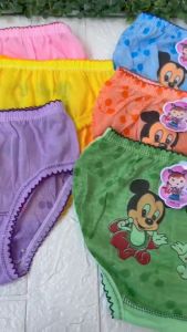 CD Celana Dalam Anak Cewek / Isi 6pcs / Celana Dalam Katun Karakter / Size S-L / Realpicture