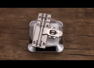 Stainless Steel Bolt Door Latch Anti-Theft Security Lock Hardware Door Lock Padlock Clasp Set