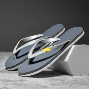 รองเท้าแตะ PVC สำหรับผู้ชาย ทรงสวมสบาย ทนทาน ระบายอากาศได้ดี สวมใส่กลางแจ้งในฤดูร้อน พื้นยางกันลื่น รองเท้าแตะแบบสวมสบาย