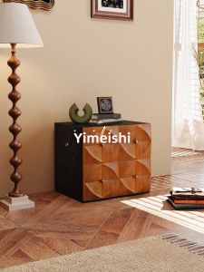 French Retro Vintage Multifunctional Home Combination Cabinet