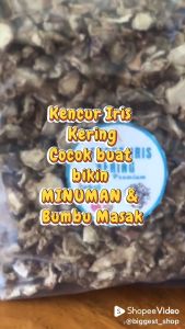 Kencur Iris Kering Rempah Murni 100% tanpa campuran Jamu Rempah Buat Minuman dan Bumbu Masak