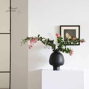 French Style Ceramic Flower Vase Home Entrance Bed And Breakfast Hydroponics INS Style Flower Arrangement Decorative Pieces