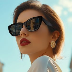 แว่นกันแดดโพลาไรซ์ ZENOTTIC ผู้หญิง Cat-Eye: แว่นกันแดด Cateye อินเทรนด์สําหรับผู้หญิง - แว่นกันแดดน่ารัก UV400 ป้องกัน