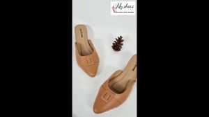 LILY SHOES - Amara Big Heels Mules Wanita Real Pict Casual Trendy Berkualitas