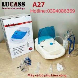 [New]Máy xông khí dung+hít mũi Lucass A27(bảo hành 3 năm)