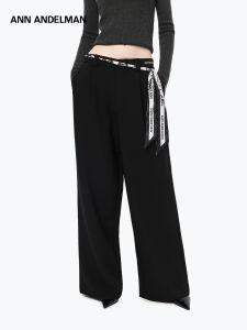 ANN ANDELMAN | Loose Straight Wide Leg Drapey Dress Pants
