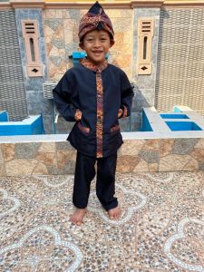SETELAN BAJU PANGSI ANAK SD 4 SMPAI 13 TAHUN BONUS IKAT KEPALA