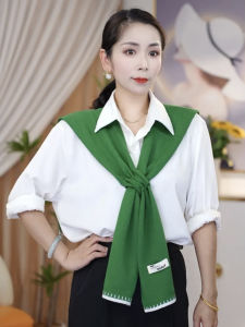 Korean Style Fashionable Versatile Air Conditioned Shoulder Wrap Travel Neck And Shoulder Protector Pure Color Small Shoulder