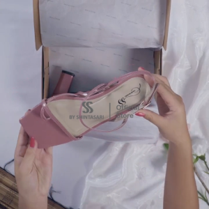 Sepatu Wanita Heels Lovata Sepatu Sandal Wanita Hak Tinggi Sandal Wanita Heels 7cm