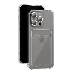 Card Holder Phone Case For Honor 90 Lite 90 Pro 50 Honor90 Honor50 Soft Silicone Shockproof Card Slot Transparent Funda Cover