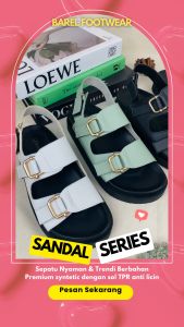 Sandal Wanita Platform Kasual BAREL: Desain Elegan & Nyaman