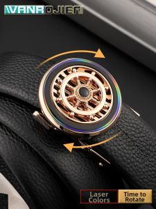 Luck Promoting Genuine Leather Belt Head Layer Cattle Hide