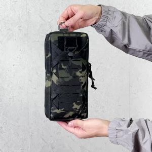 10-Inch Tactical MOLLE Utility Pouch Large EDC Organizer and Waist Bag Heavy-Duty Nylon Pouch Survival/Gear Bag