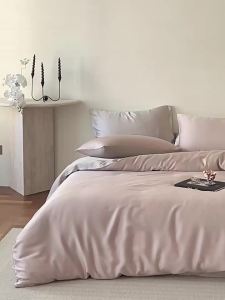 shui yang | Luxury Summer Ice Silk Cooling Bedding Set 4 Pieces