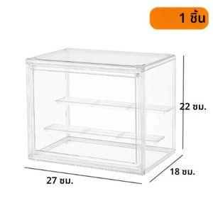ชั้นวางอะคริลิคใสสำหรับเก็บโมเดลรถยนต์ อนิเมะ ฟิกเกอร์ ป้องกันฝุ่น ใช้ในบ้าน