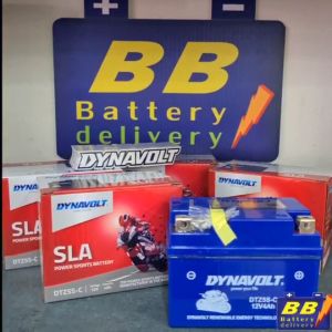 DYNAVOLT DTZ5S-C แบตเตอรี่แบบแห้งชนิด SLA ขนาด12V4AH(GTZ4V/YTZ5S)*สติ๊กเกอร์ 1 DYNAVOLT 1ชิ้น