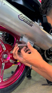 KNALPOT ORIGINAL BTECH EXHAUST TYPE SANDBLAST STANDAR RACING CEKLIS MONCONG KINOCHI PNP BEAT NEW BEAT DELUXE BEAT ESP BEAT FI BEAT KARBU