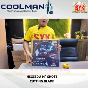 SYK Coolman HSG350U 14 Inch Ghost High Speed Laser Welded Blade Cutting Saw Blade Potong Batu konkrit
