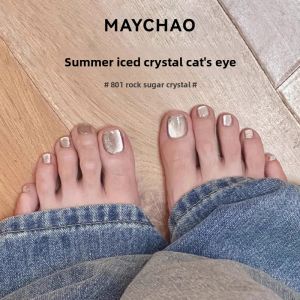 Maychao | Sparkle White-Nail Polish 2026 New Style for Spring and Summer